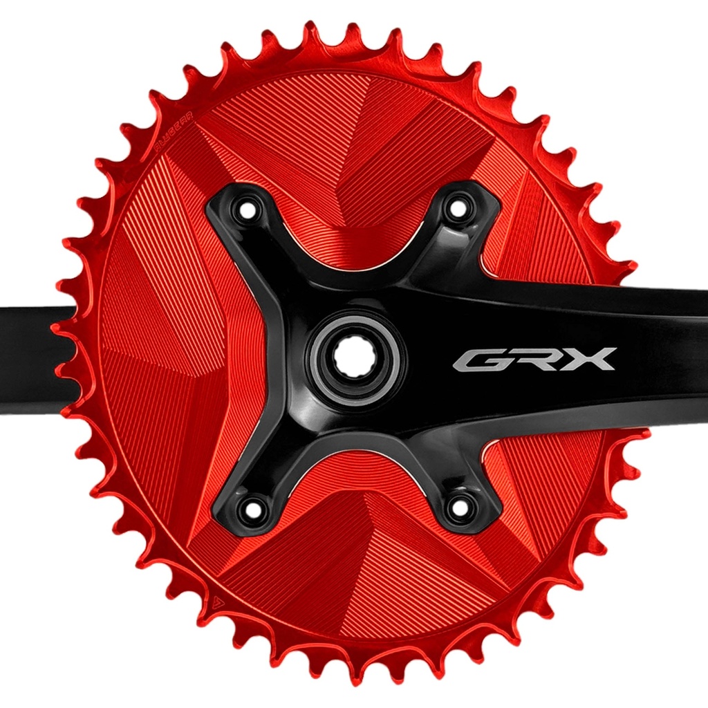 ALUGEAR - Plateau 1x Rond AERO Shimano GRX 11/12v - Gravel