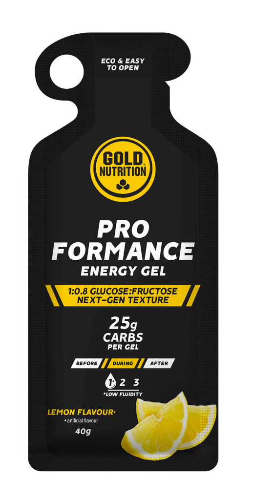 GoldNutrition - Boîte de 16x PROFORMANCE ENERGY GEL - 40g 