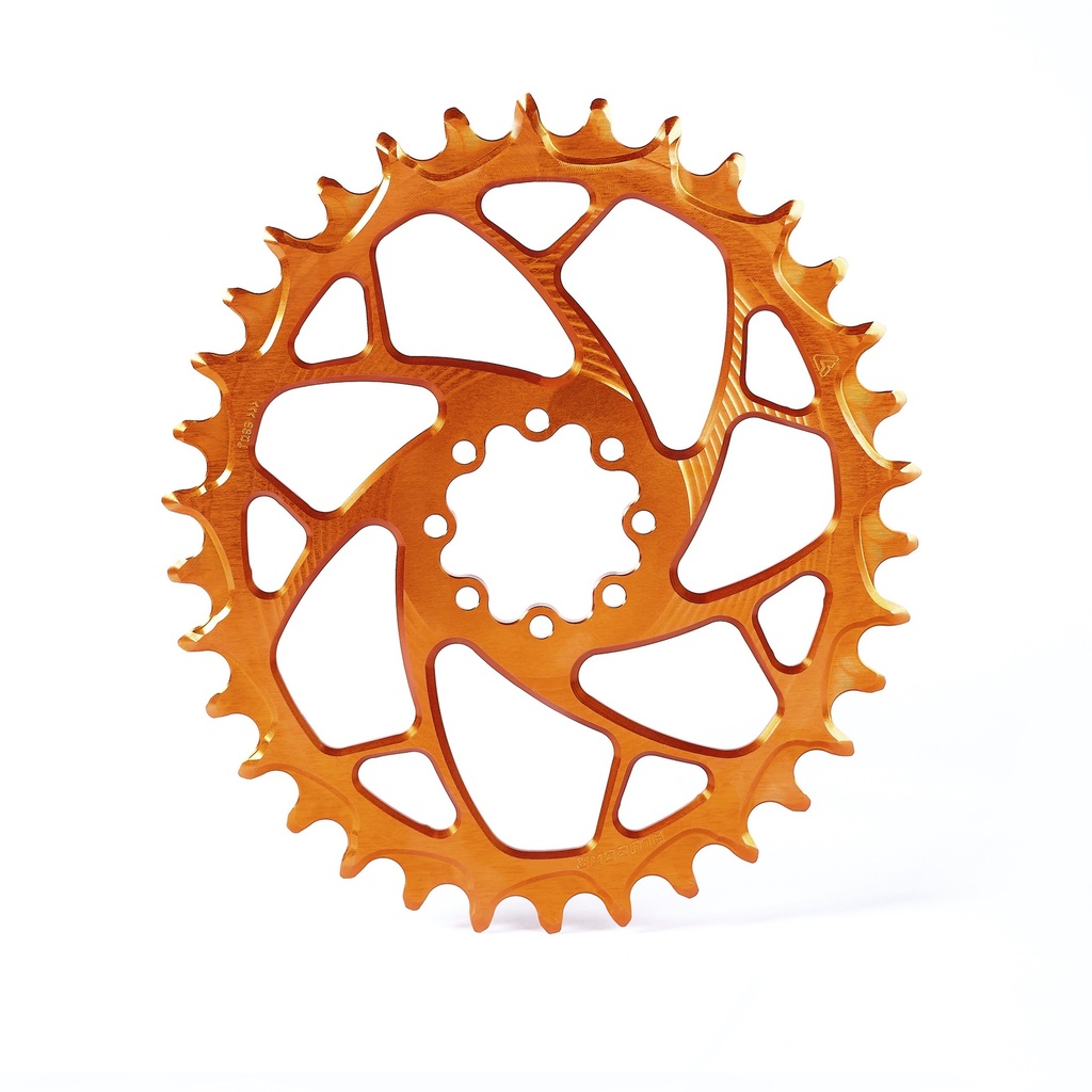 ALUGEAR - Plateau Ovale SRAM 8-trous (design ELM) - VTT 