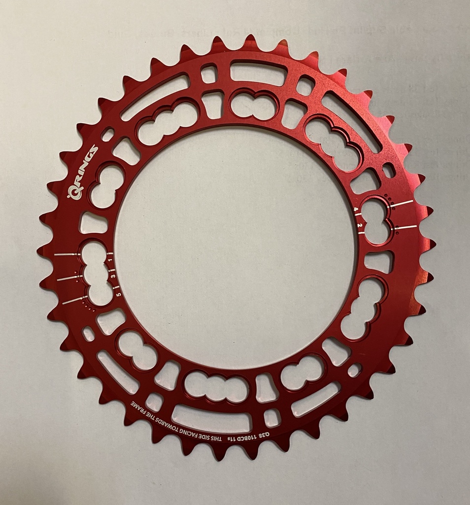 Rotor - Qrings Rouge Test 38 interne / 110x5