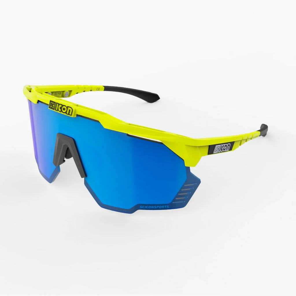 Scicon - AEROSHADE KUNKEN YELLOW FLUO MULTIMIRROR BLUE