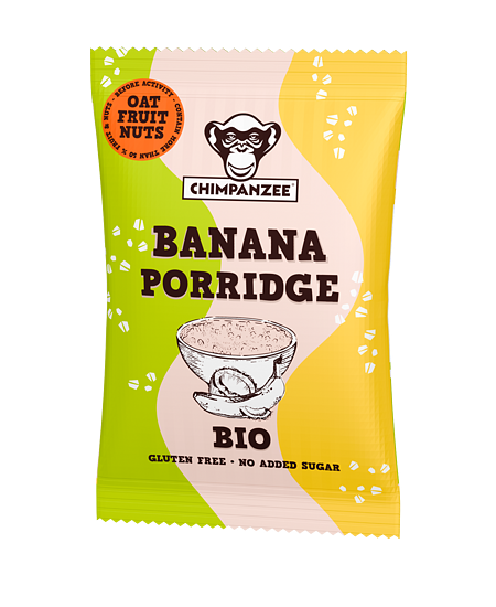 Chimpanzee - PORRIDGE (Bio, sans gluten, sans lactose) - 15 sachets de 65g