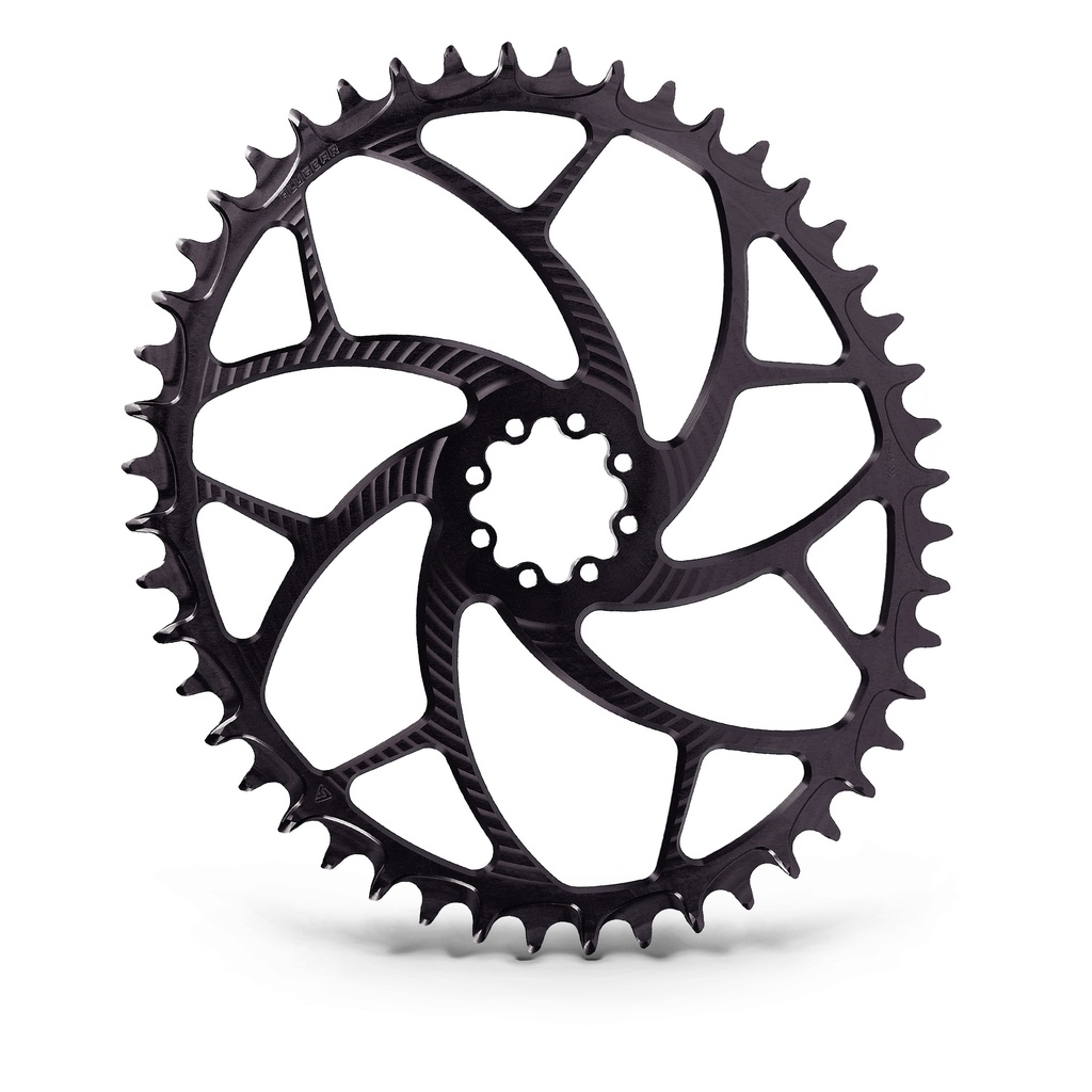 ALUGEAR - Plateau ovale SRAM 8-trous (design ELM) - Route/Gravel  