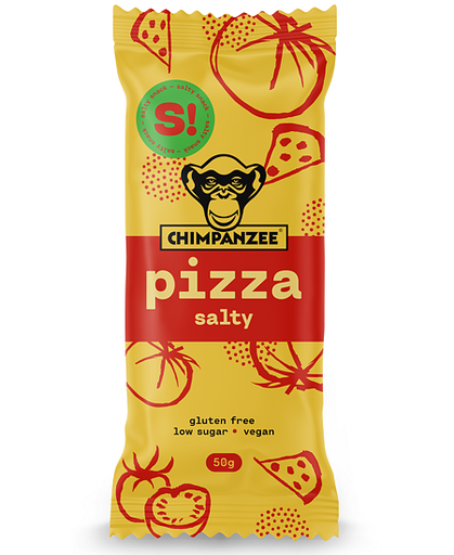 Chimpanzee - Energy Bar Salée - PIZZA (boite de 20)