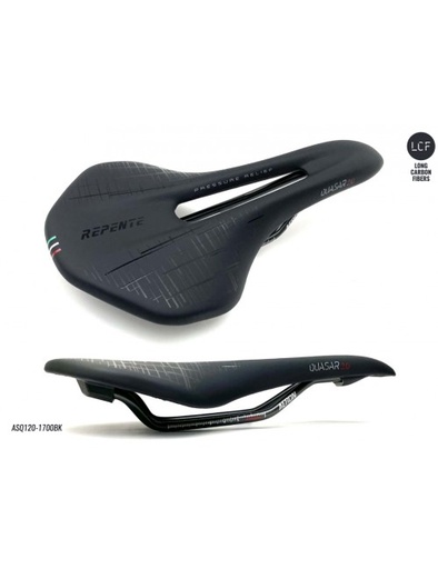 [ASQ120-1700BK] Repente - Quasar 2.0 Aeron Saddle - 185g - Am-Crmy-Black