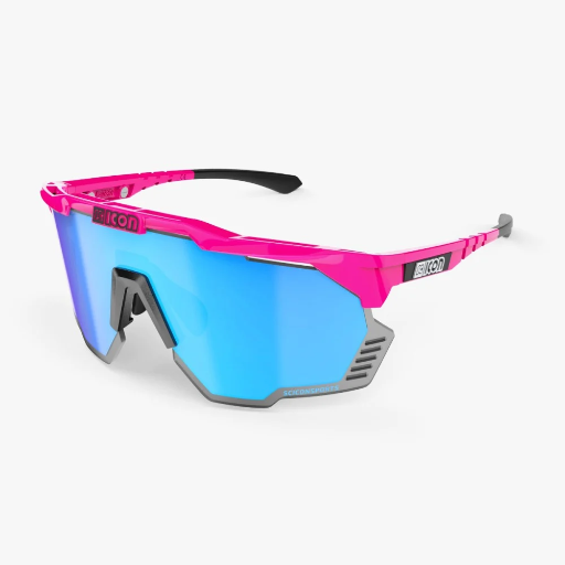 [EY310314] Scicon - AEROSHADE KUNKEN PINK FLUO MULTIMIRROR BLUE + PINK LENSES