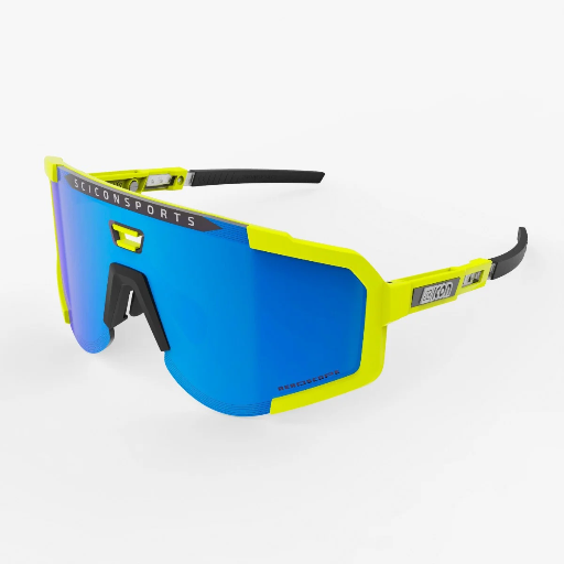 [EY390321] Scicon - AEROSCOPE YELLOW FLUO / MULTIMIRROR BLUE