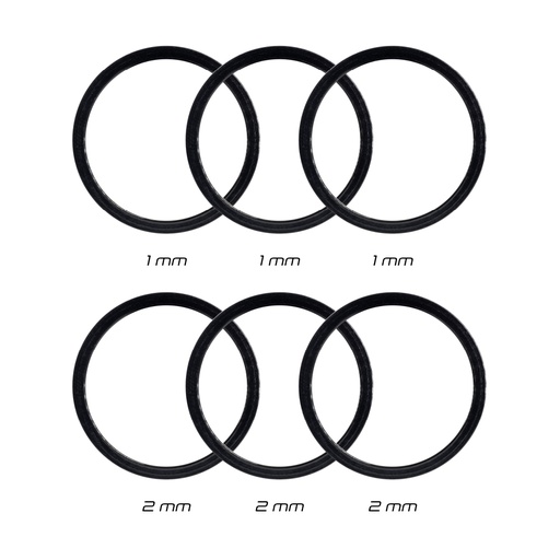 [KIT_dubwide] Bikone - Adaptateurs Sram DUB Wide (3x 2mm + 3x 1mm)