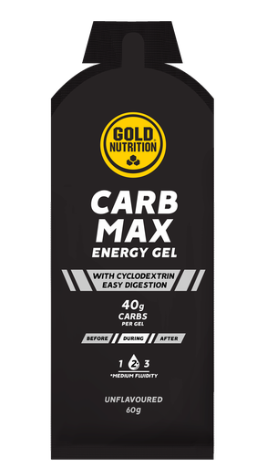 GoldNutrition - Boîte de 16x CARB MAX ENERGY GEL 60g