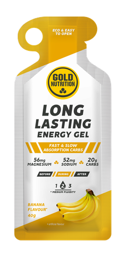 GoldNutrition - Boîte de 16x LONG LASTING GEL - 40g