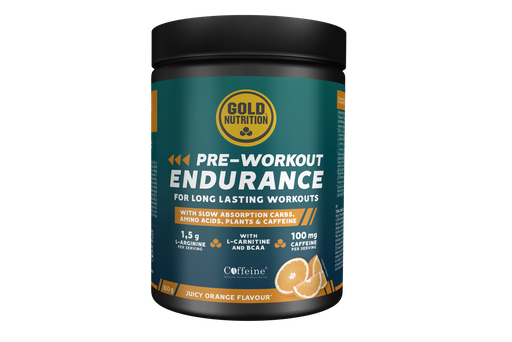 [GN61169] Gold Nutrition - PRE-WORKOUT ENDURANCE ORANGE - 300 G 